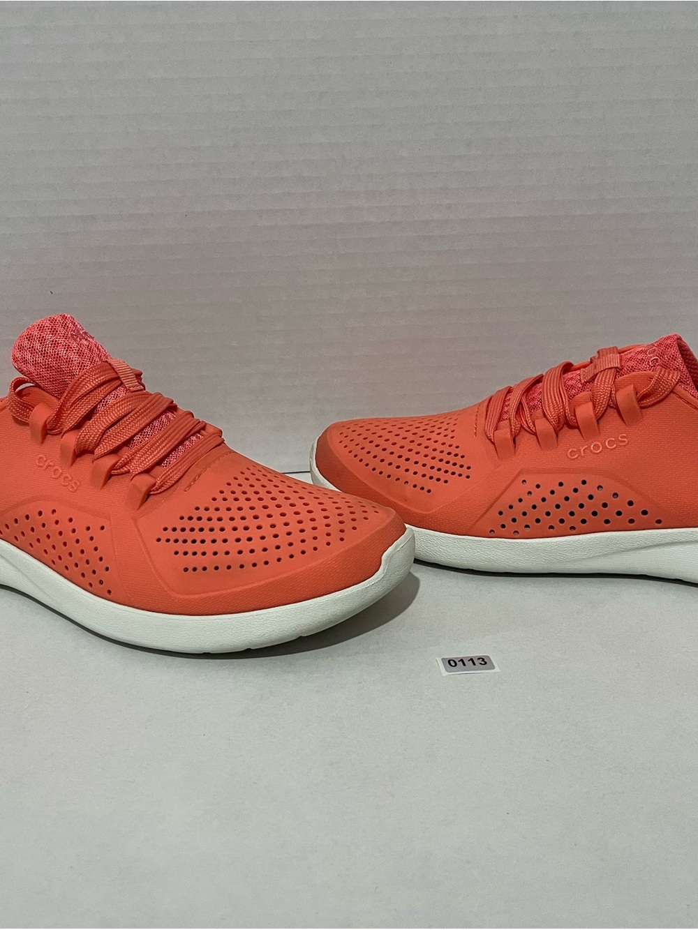CROCS Women's Lightweight Coral Athletic Sneakers